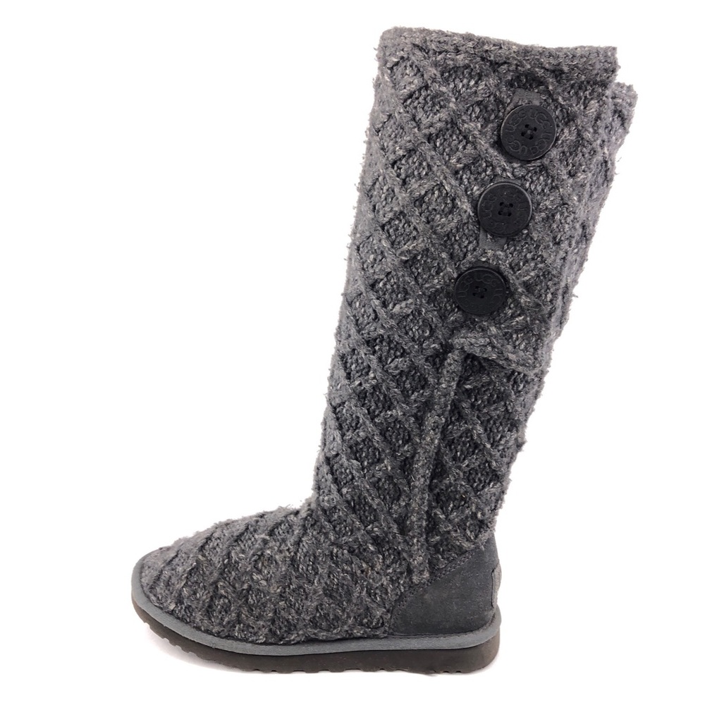 UGG Lattice Cardy Cuffable Knit Tall Winter Boots 7